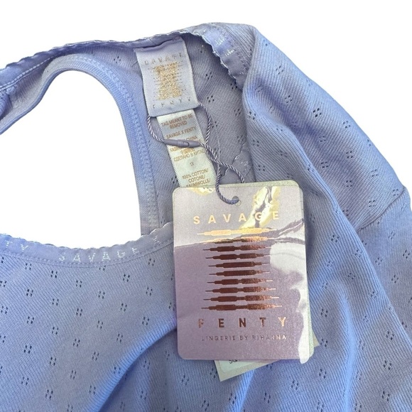 Savage x Fenty - NWT Savage x Cotton Jersey Open Back Crop Top Sz 1X - Picture 7 of 8